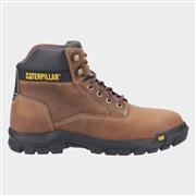 CAT Safety Footwear Mens Median S3 Boot in Brown (Click For Details)