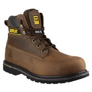 CAT Safety Footwear Mens Lace Up Boot in Brown (Click For Details)