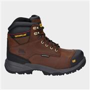 CAT Safety Footwear Spiro Lace Up Boot in Brown (Click For Details)