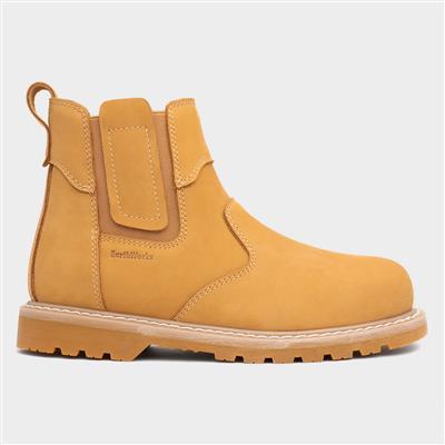 Scriber Mens Honey Leather Safety Boot