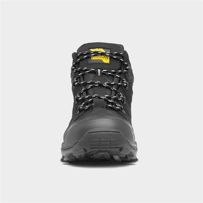Sander Mens Black Leather Safety Boot