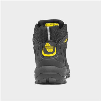 Sander Mens Black Leather Safety Boot