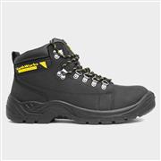 EarthWorks Clamp Adults Lace Up Black Safety Boot (Click For Details)