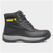 EarthWorks Mortar Black Mens Leather Safety Boot (Click For Details)