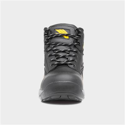 Mortar Black Mens Leather Safety Boot