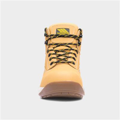 Mortar Mens Honey Leather Safety Boot