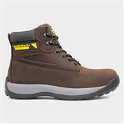 EarthWorks Mortar Mens Brown Leather Safety Boot (Click For Details)