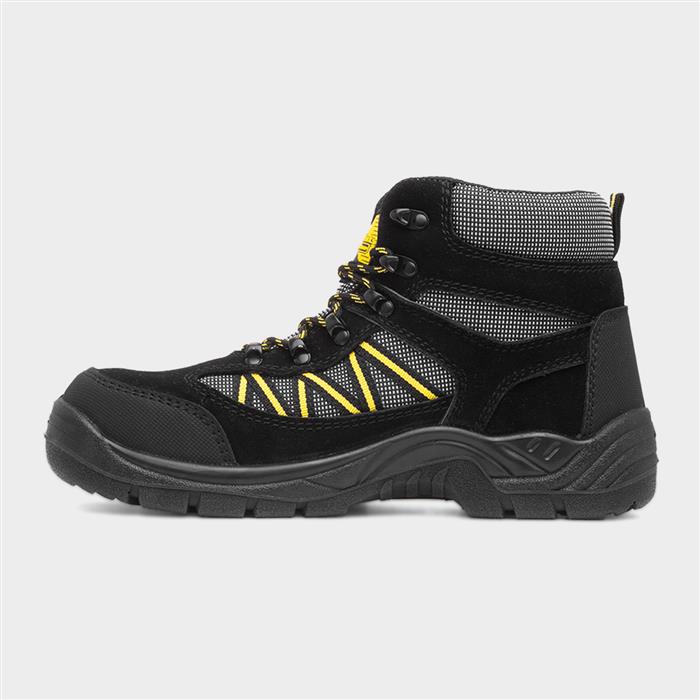 Pestle Unisex Black Safety Boot