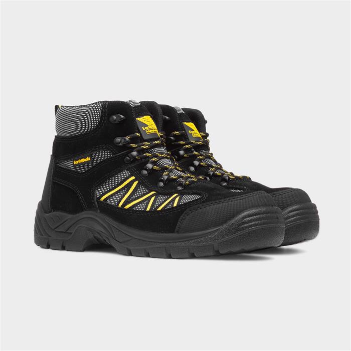 Pestle Unisex Black Safety Boot