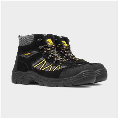 Pestle Unisex Black Safety Boot