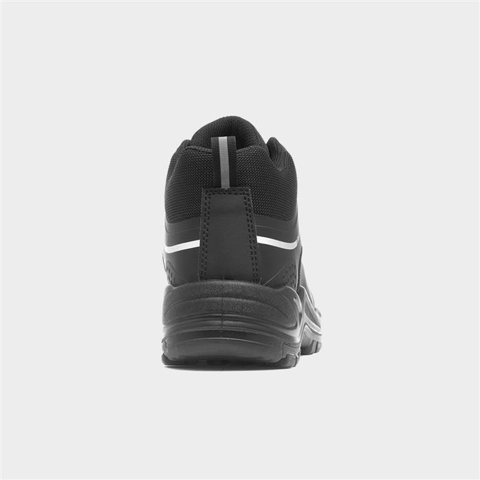 Ratchet Mens Black Ankle Safety Boot