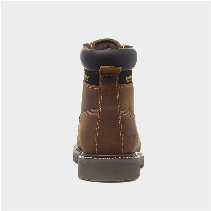 Ladder Mens Brown Leather Safety Boot