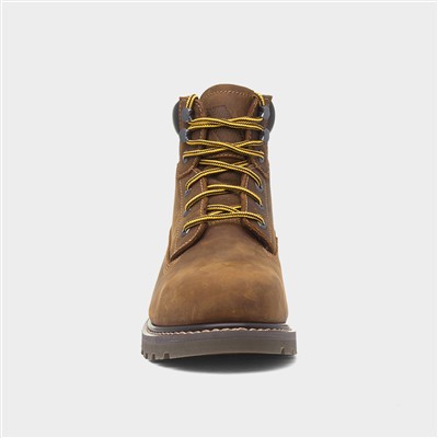 Ladder Mens Brown Leather Safety Boot