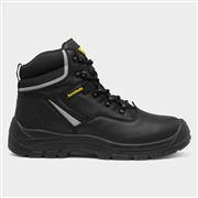 EarthWorks Measure Mens Black Lace Up Safety Boot (Click For Details)