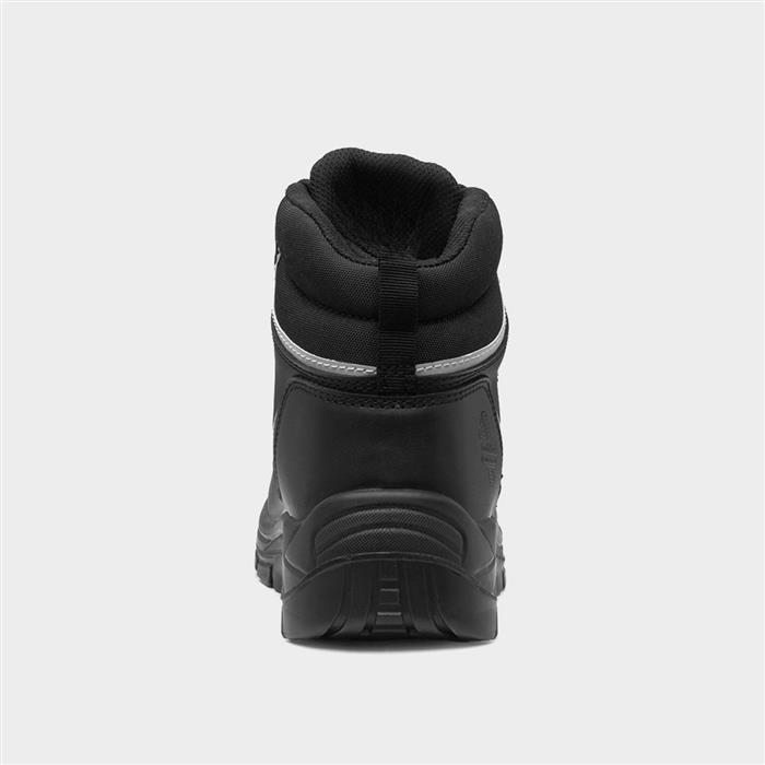 Measure Mens Black Lace Up Safety Boot