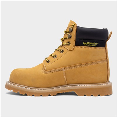 Ladder Mens Honey Leather Safety Boot