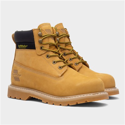 Ladder Mens Honey Leather Safety Boot