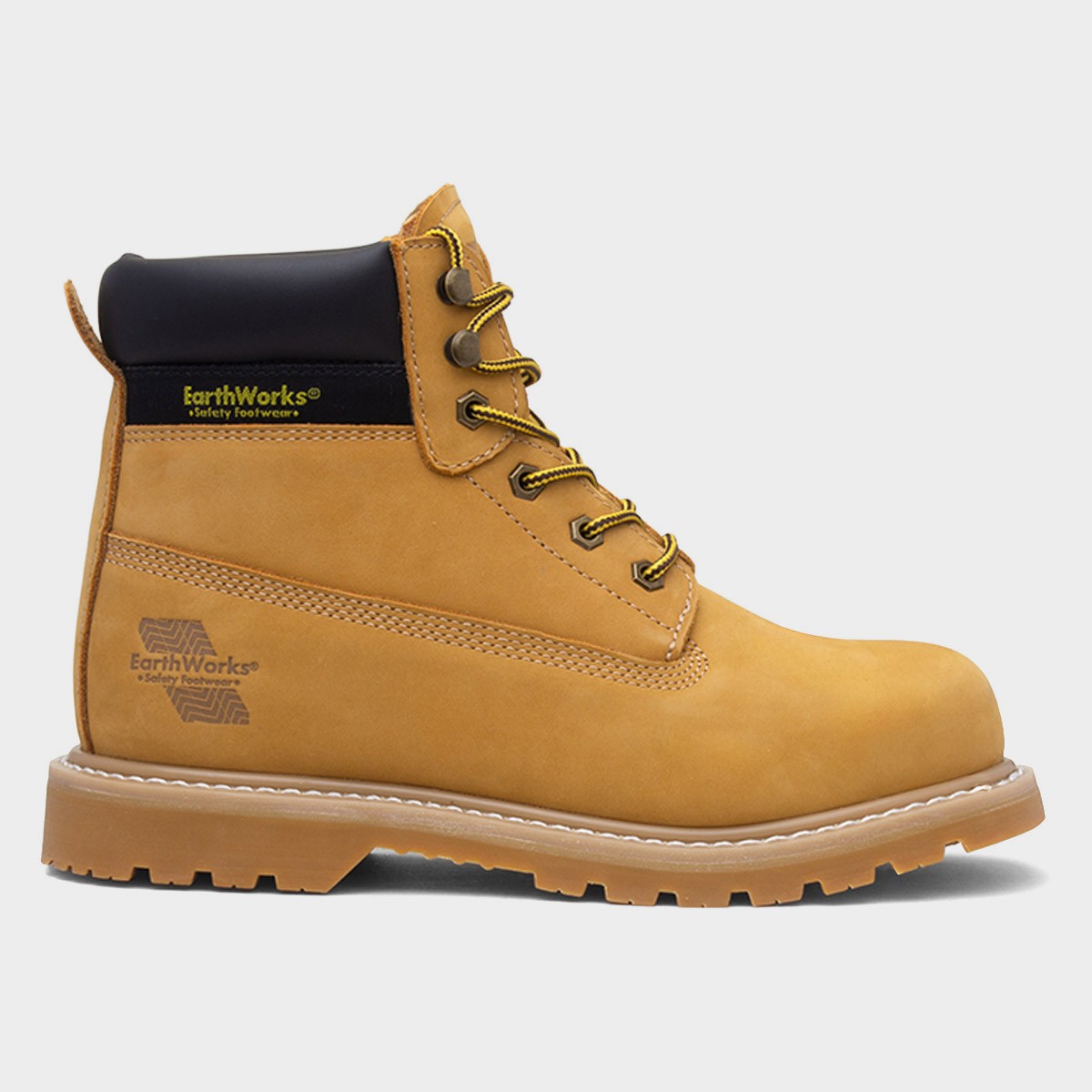 Ladder Mens Honey Leather Safety Boot