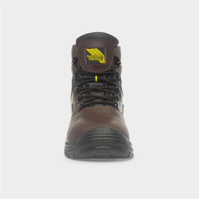 Carpenter Mens Brown Safety Boot