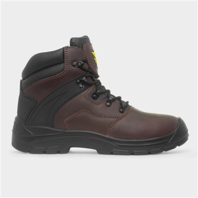 Carpenter Mens Brown Safety Boot