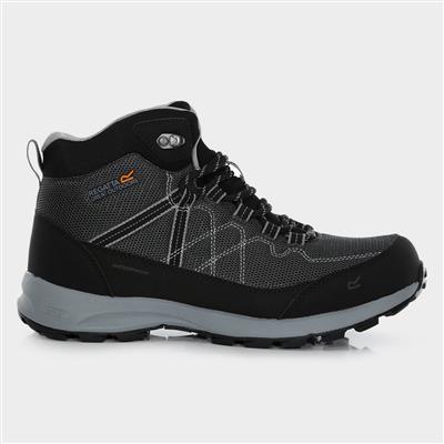 Samaris Lite Mens Hiking Boots in Black