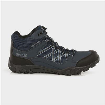 Edgepoint Mens Navy Lace Up Hiking Boot