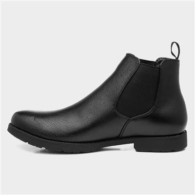 Beckett Mens Chelsea Boot in Black-58445 | Shoe Zone