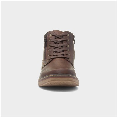 Cascade Mens Brown Ankle Boot