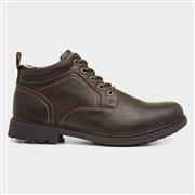 Urban Territory Mens Lace Up Boot in Brown (Click For Details)