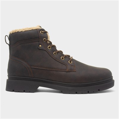 Ray Mens Dark Brown Ankle Boot