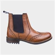 Cotswold Mens Cirencester Chelsea Brogue in Brown (Click For Details)
