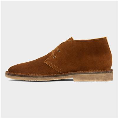 Samuel Mens Tan Suede Desert Boot