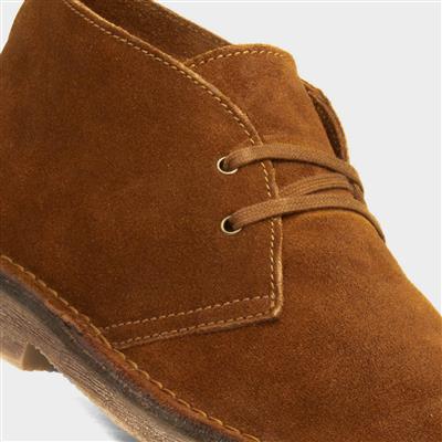Samuel Mens Tan Suede Desert Boot
