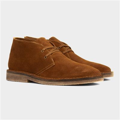 Samuel Mens Tan Suede Desert Boot