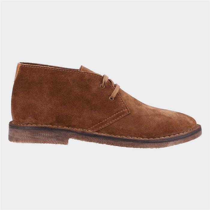 Hush Puppies Samuel Mens Tan Suede Desert Boot585063 Shoe Zone