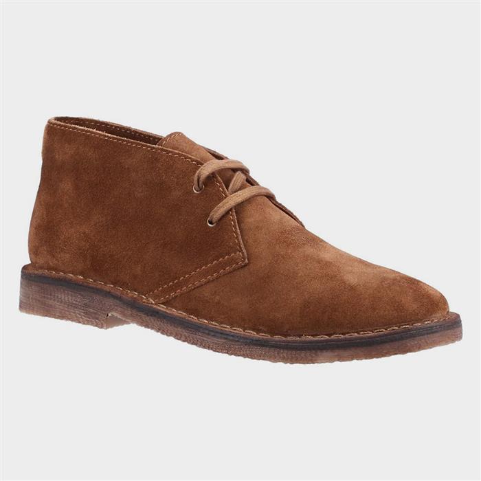Hush Puppies Samuel Mens Tan Suede Desert Boot585063 Shoe Zone