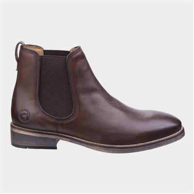 Corsham Mens Brown Leather Chelsea Boot