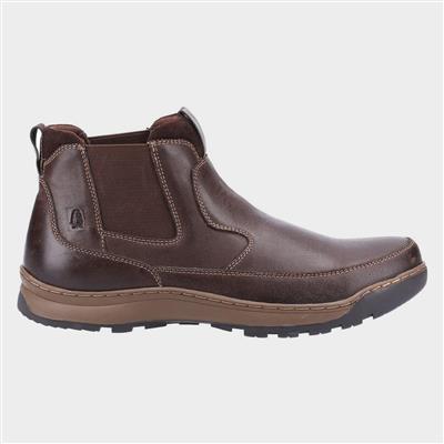 Gavin Mens Leather Boot in Brown