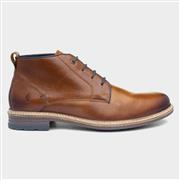 Hush Puppies Lerwick Mens Tan Leather Chukka Boot (Click For Details)