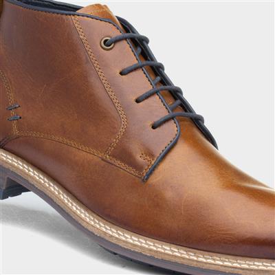 Lerwick Mens Tan Leather Chukka Boot