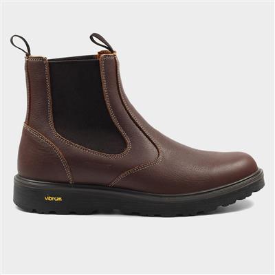 Crieff Mens Brown Leather Chelsea Boot