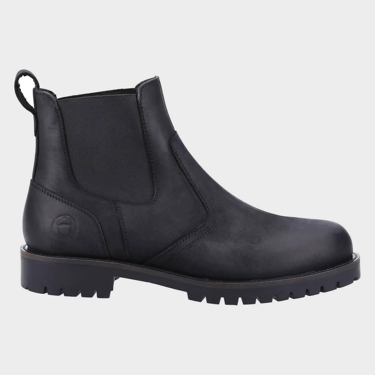 Cotswold Mens Bodicote Black Chelsea Boot-585118 | Shoe Zone