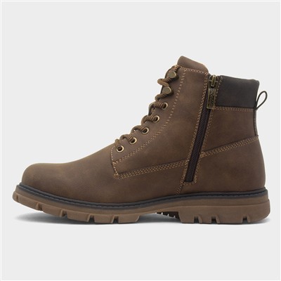 Bolivia Mens Brown Warm Lined Boot