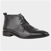 Lotus Norris Mens Black Leather Ankle Boot (Click For Details)