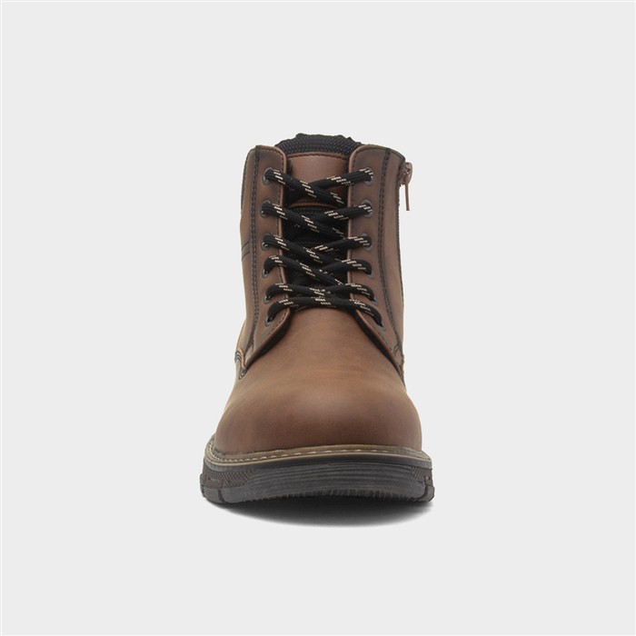 Appenine Mens Brown Lace Up Ankle Boot