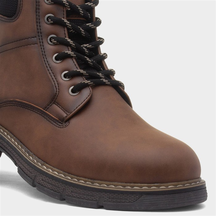 Appenine Mens Brown Lace Up Ankle Boot