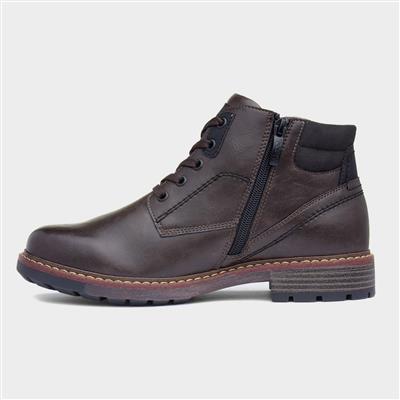 Jonty Mens Dark Brown Boot