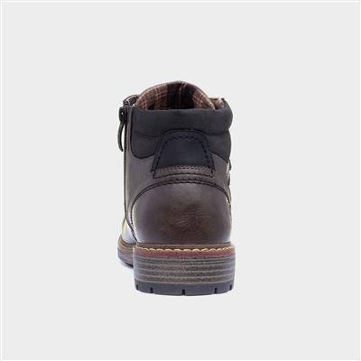 Jonty Mens Dark Brown Boot