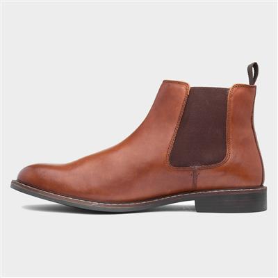 Thomas Crick Bateman Mens Tan Leather Boot-585135 | Shoe Zone