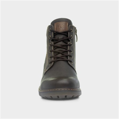 Ecuador Mens Brown Lace Up Ankle Boot